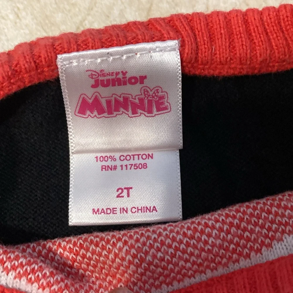 Minnie Mouse Christmas sweater girls 2T
